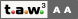 TAW. Level Double A. WCAG 2.1 WAI